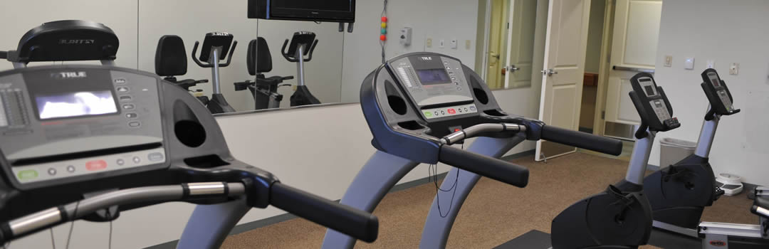 equiped excersise rooms
