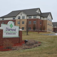 Diamond Senior Apartments at Wingate Drive Sign